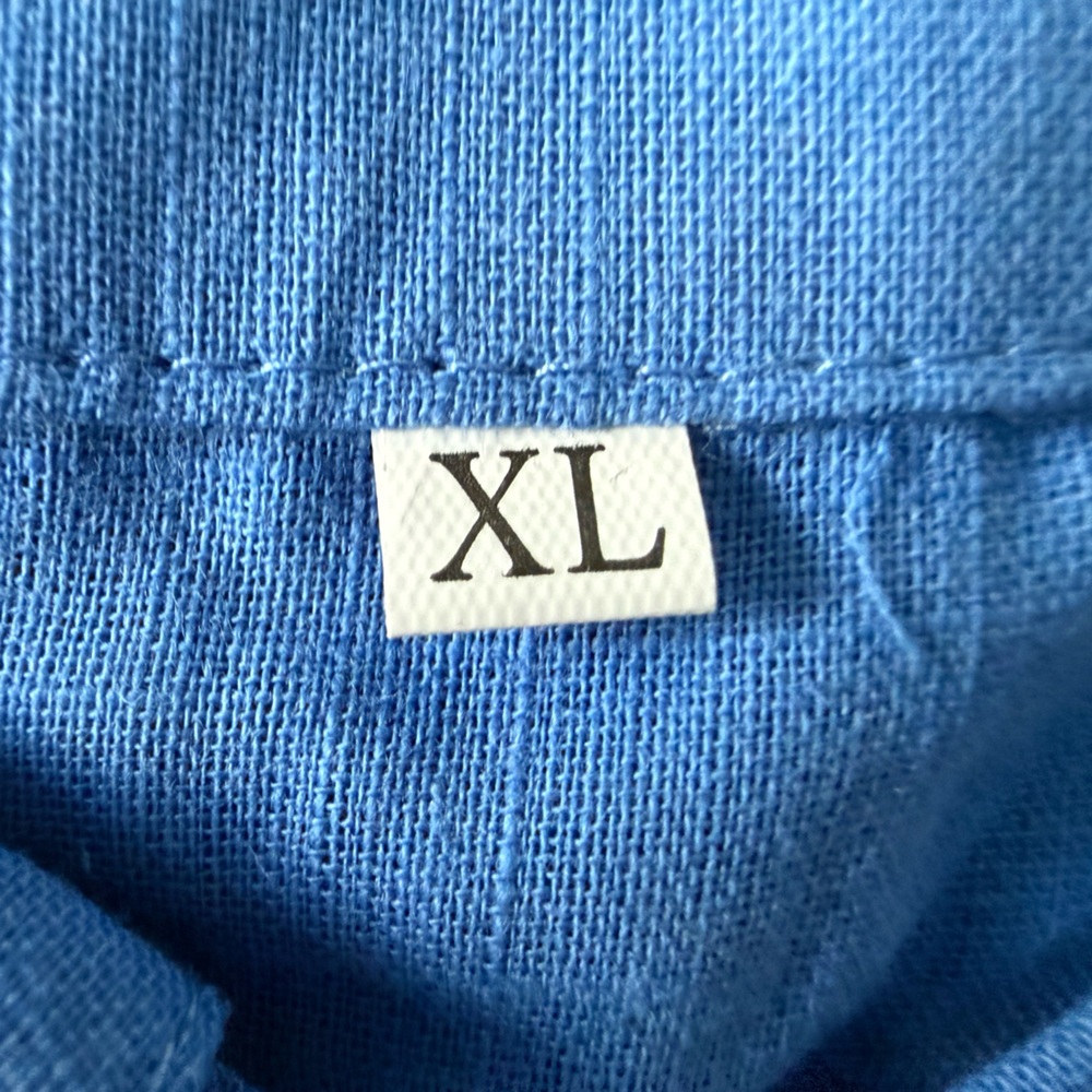 Blue Button-Up Shirt - Picture 4 of 4